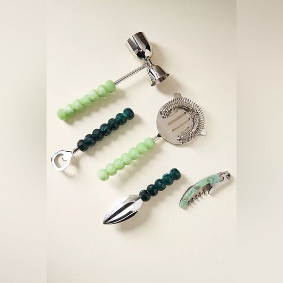 ❤️ANTHROPOLOGIE NWT SUSANA STRAINER in green resin - Picture 5 of 6